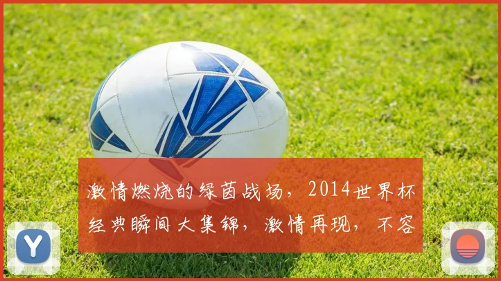激情燃烧的绿茵战场，2014世界杯经典瞬间大集锦，激情再现，不容错过